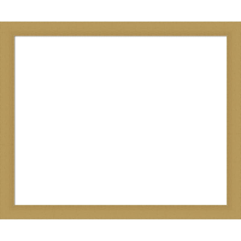 Amanti Art Grace Brushed Gold Framed Dry Erase Magnetic Board