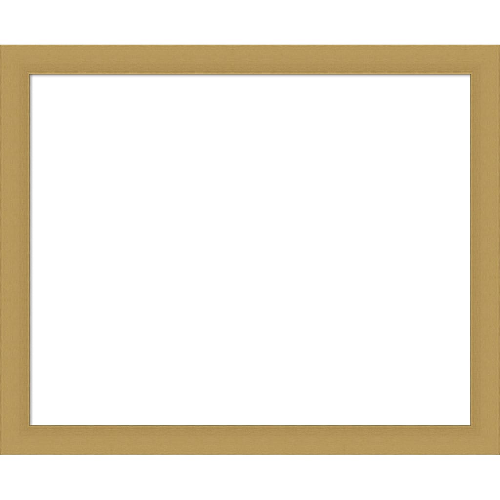 Amanti Art Grace Brushed Gold Framed Dry Erase Magnetic Board