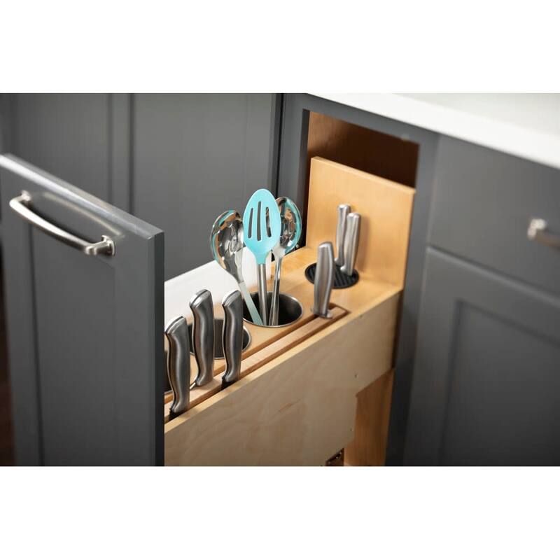 Hardware Resources KBPO Series 8 Inch Magnetic Knife Organizer Pull