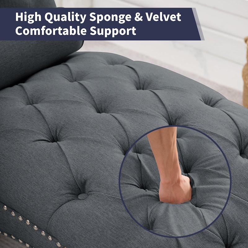Mixoy Chaise Lounge Chair Indoor,Leisure Accent Chair