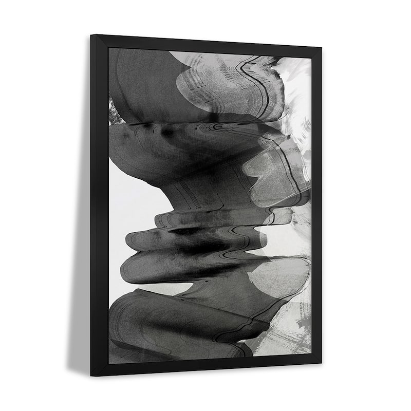 Warped I Premium Framed Poster by PI Studio