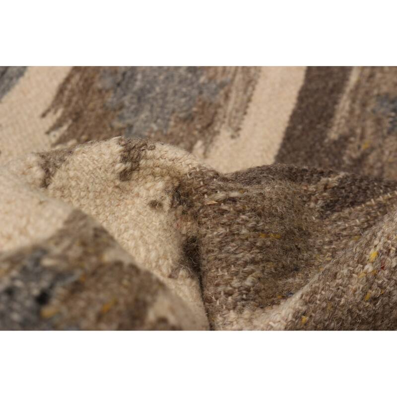 Ankara FW Taupe Kilim 5'2" x 7'9" - 5'2 x 7'9