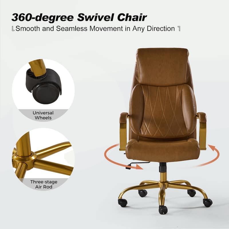 Jode Ergonomic Office Chair with Lumbar Support by HULALA HOME