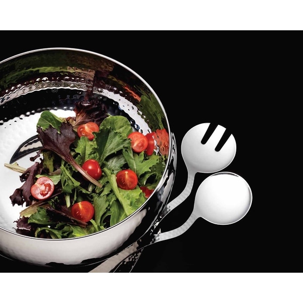 Salad serving sales bowl set