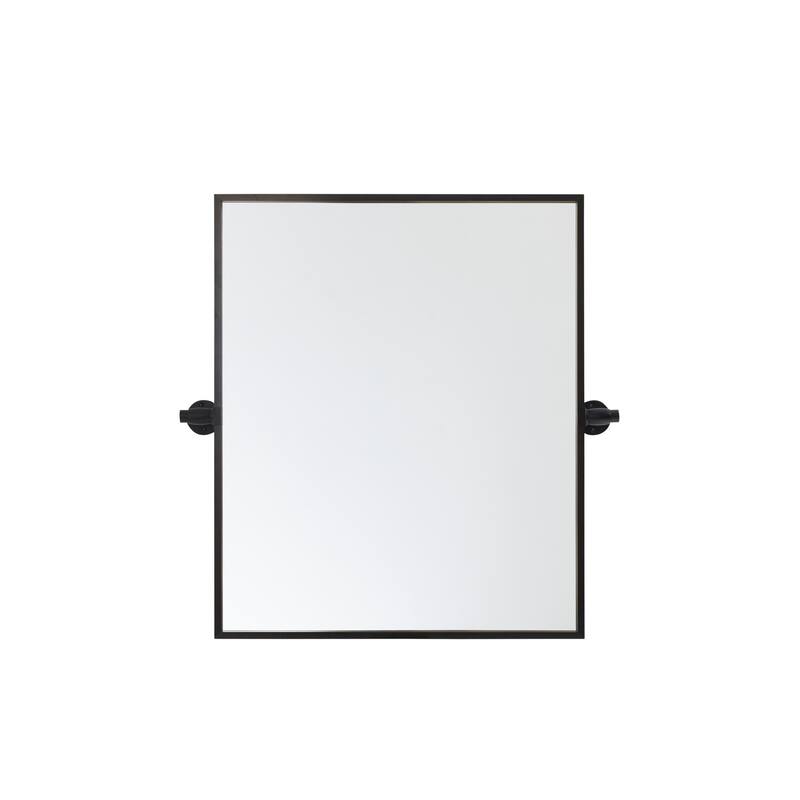 Elegant Lighting MR6E2024 Everly 20" W x 24" H Transitional - Black