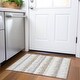 preview thumbnail 101 of 132, Premium Washable Super Soft Modern Ombre Stripe Mayfield Rug Ivory - 1'8" x 2'6"