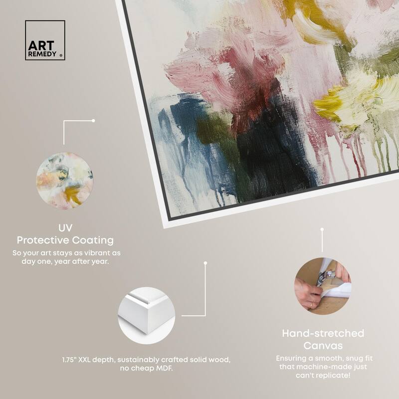 Dripping Colors I Canvas by Art Remedy