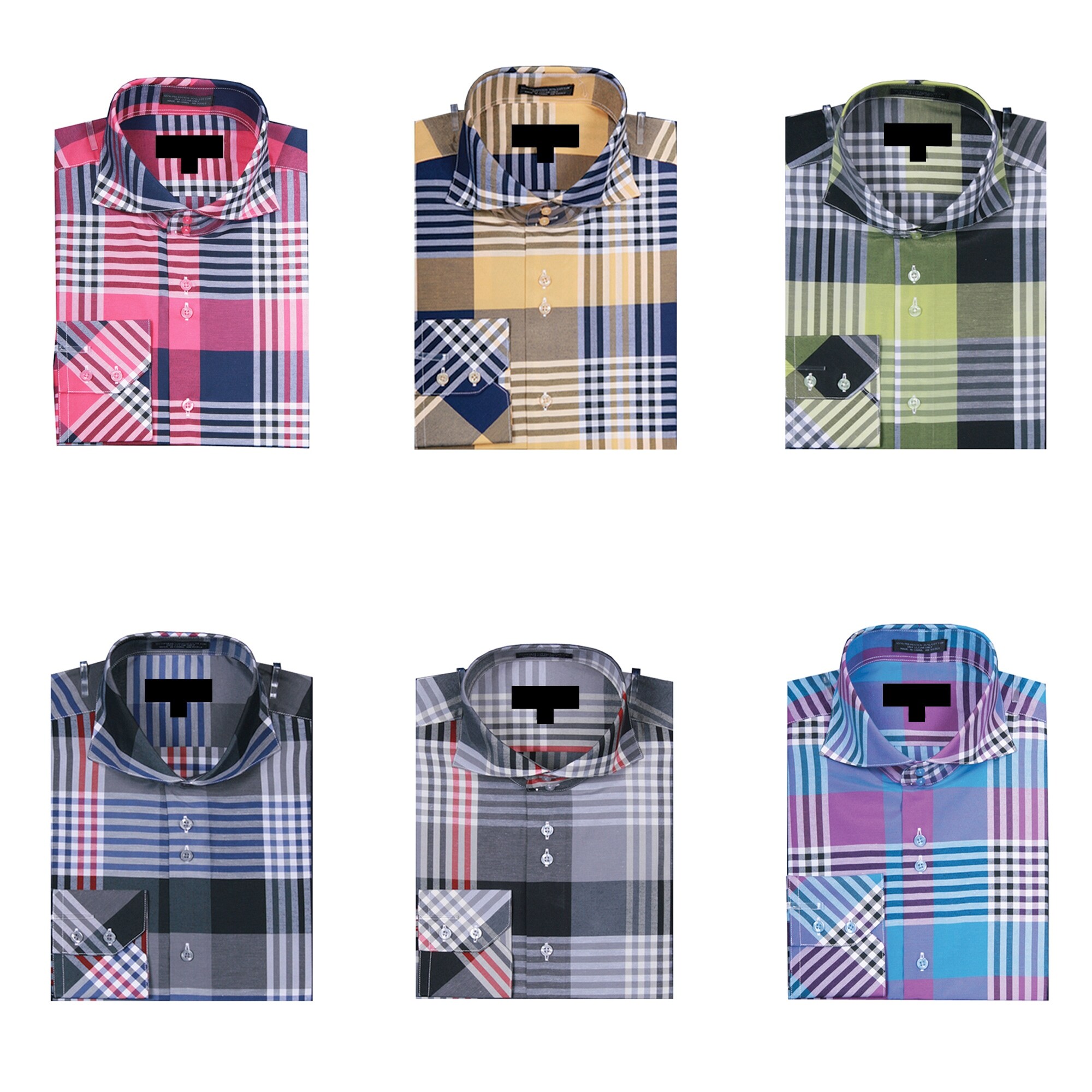 Shop Men S Stylish Multi Check Fancy Shirt Overstock 21489432