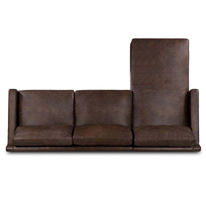 Poly & Bark Sorrento Sectional - Genuine Italian Leather