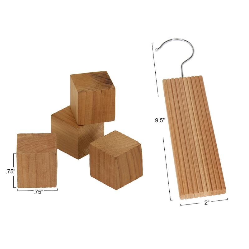 Household Essentials Cedar Moth Repellent Kit - 9.375" x 2" x 0.5