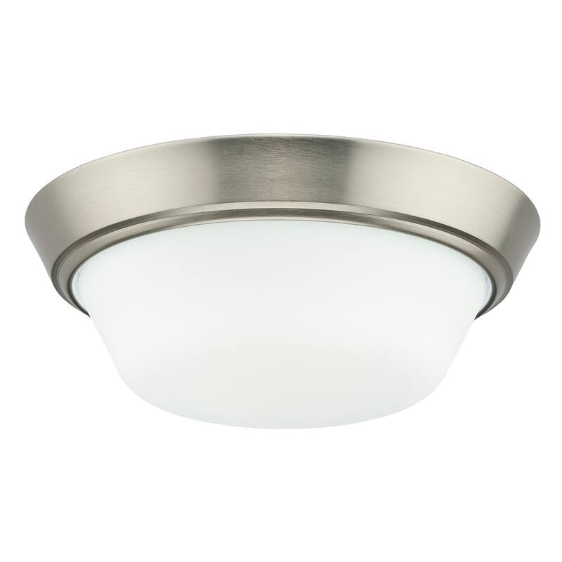 Progress Lighting P350303 Edessa 2 Light 13" Wide Flush Mount Bowl - Brushed Nickel