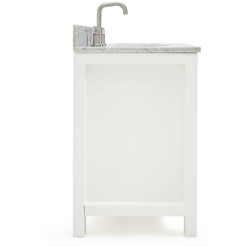 Ariel H055SCW2OVO Bristol 55" Free Standing Single Oval Basin Vanity
