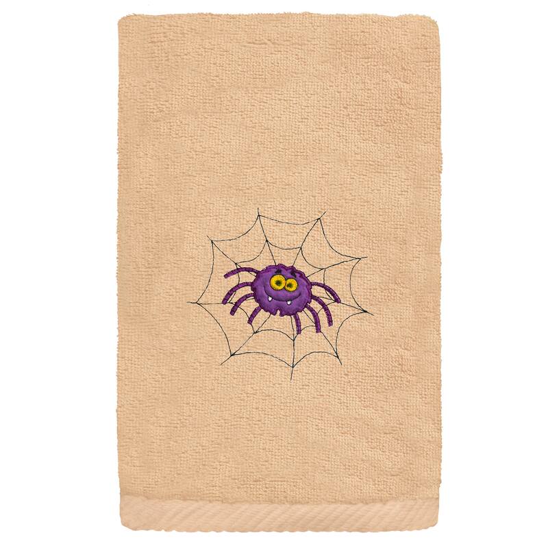 Authentic Hotel and Spa Spider - Embroidered Luxury 100% Turkish Cotton Hand Towel - Sand