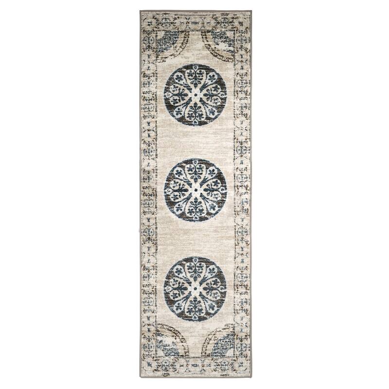 Superior Lani Printed Non-Slip Washable Indoor Area Rug