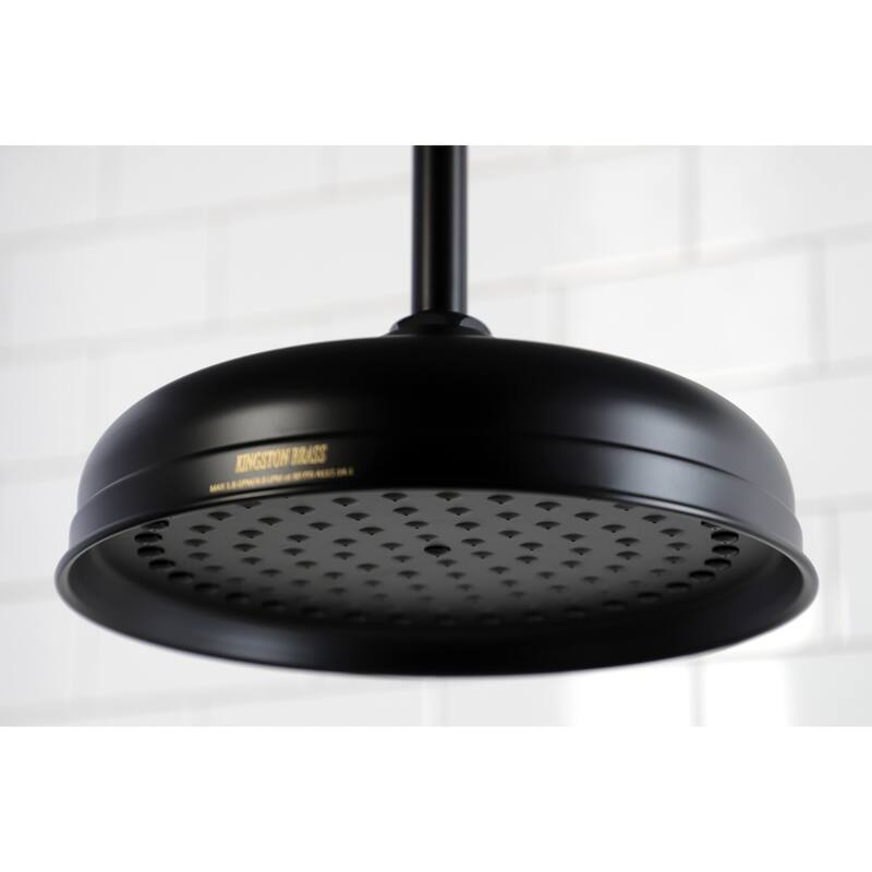 Kingston Brass Trimscape 10-Inch Showerhead with 17-Inch Ceiling Mounted Shower Arm
