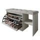 preview thumbnail 1 of 17, CraftPorch Multifunctional Flip-Drawer Storage Shoes Bench
