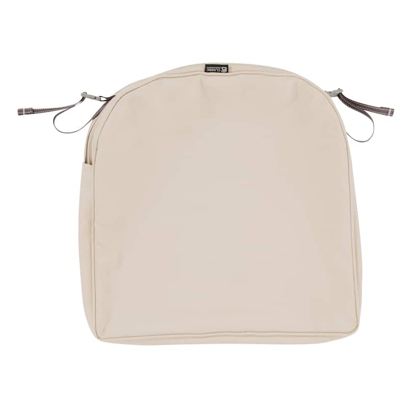Classic Accessories Montlake Water-Resistant Patio Seat Cushion Slip Cover