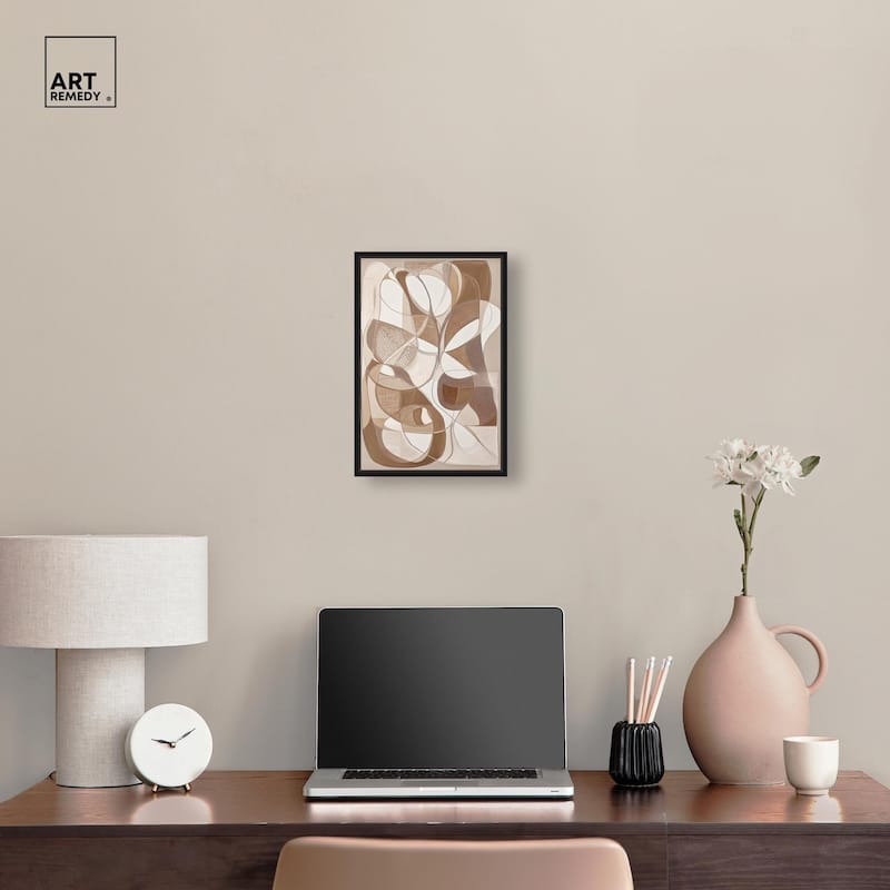 Mocha Dream Canvas by Art Remedy