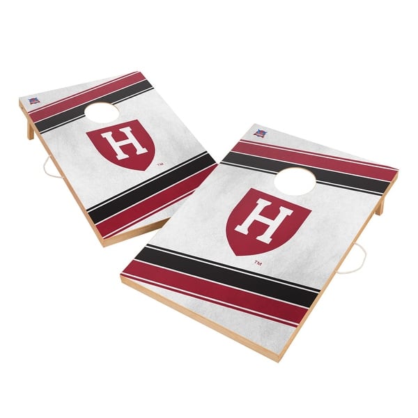 slide 2 of 5, Harvard University Crimson Regulation 2x4 Cornhole Set