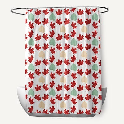 Lots of Leaves Shower Curtain