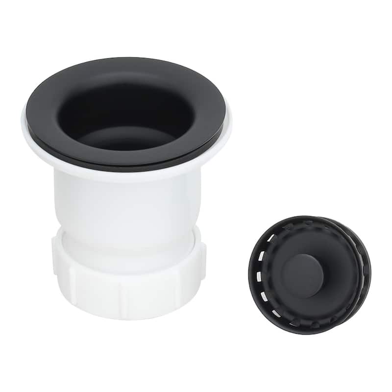 2" Bar Basket Strainer Drain - Matte Black - YES