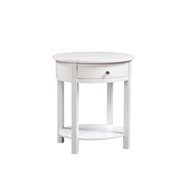 Convenience Concepts Classic Accents Cypress 1 Drawer End Table with Shelf