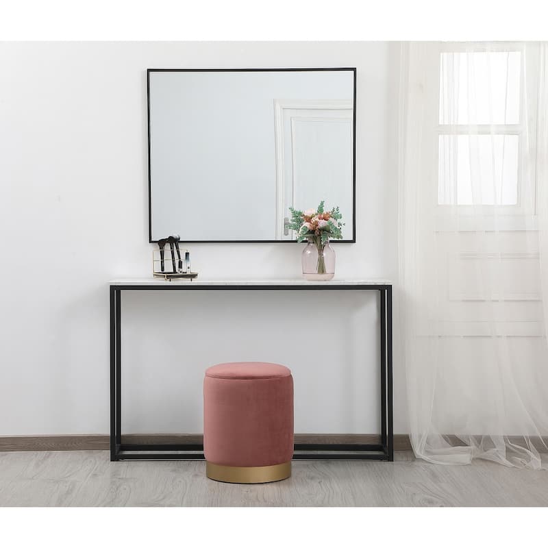 14-Inch Round Storage Ottoman