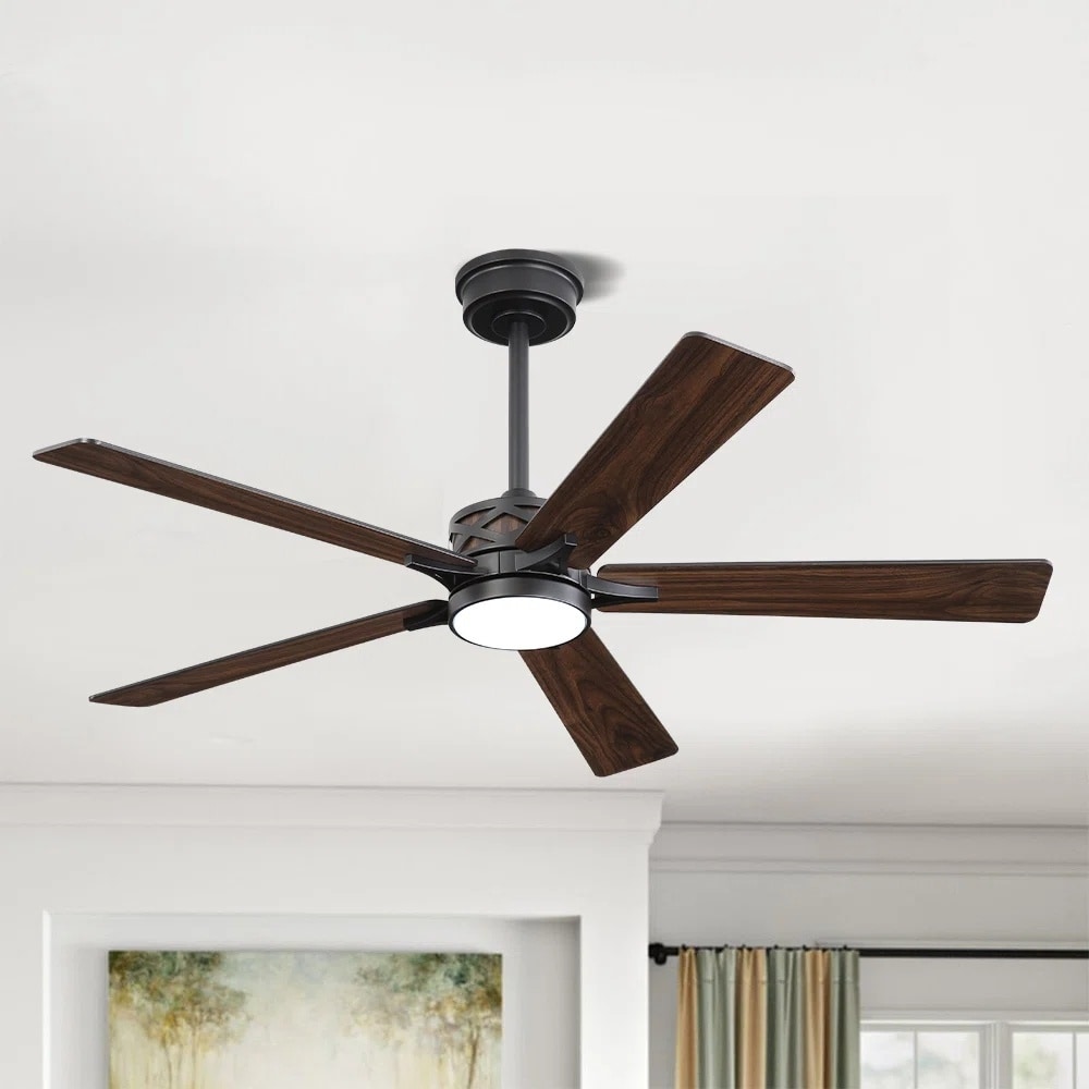 MLiAN 5-Blades DC Motor Indoor Smart Ceiling Fan with Light and Remote