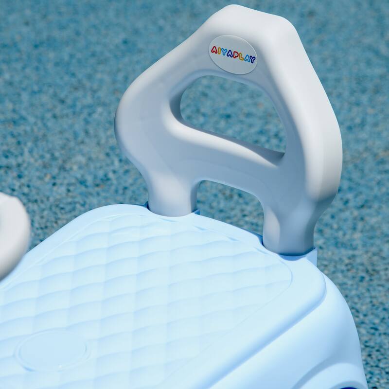 Toddler Ride on Toy, Foot to Floor Sliding Car with Horn, Working Steering Wheel & No Tip Anti-Over-Backwards System