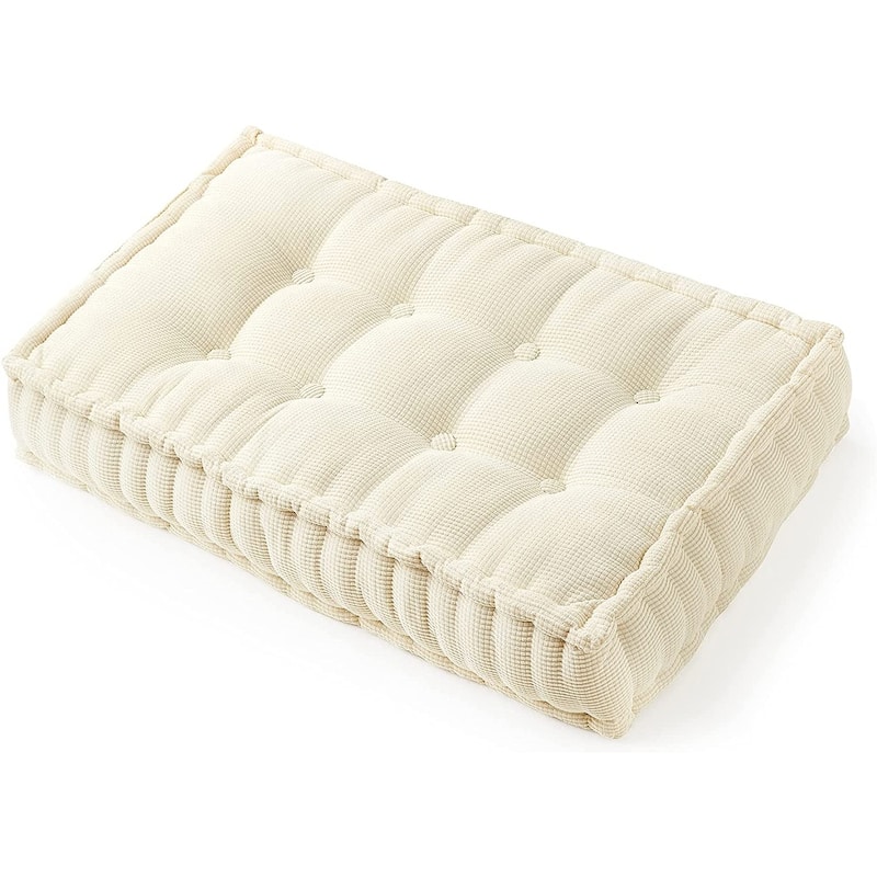 Rainha® 40" Ultra Thick Tufted Floor Pillow by DormCo