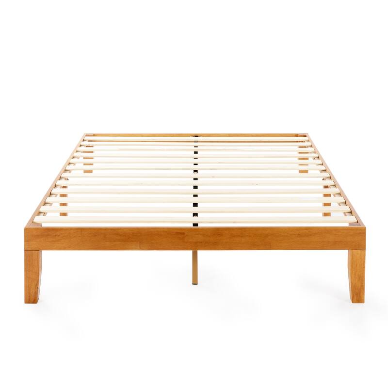 12" Classic Solid Wood Platform Bed Frame