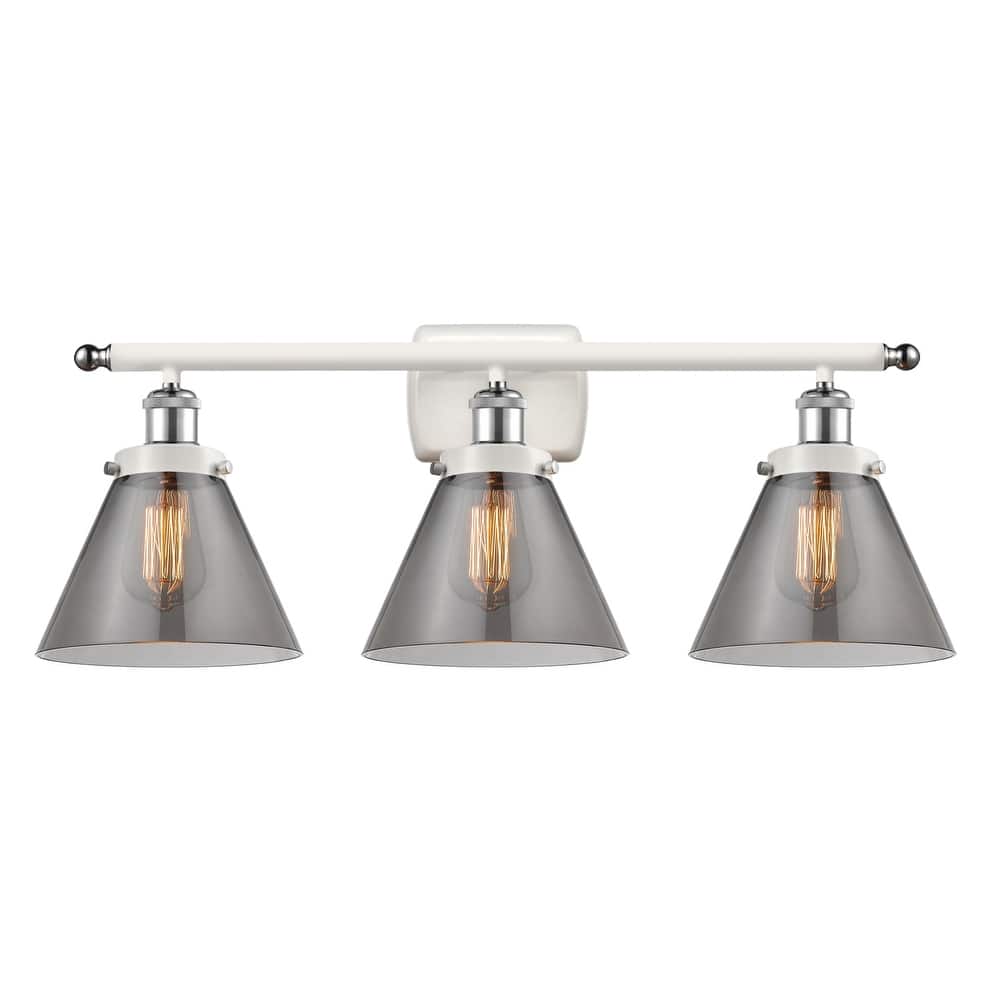 Innovations Lighting 916-3W-13-28 Cone Vanity Cone 3 Light 28" Wide