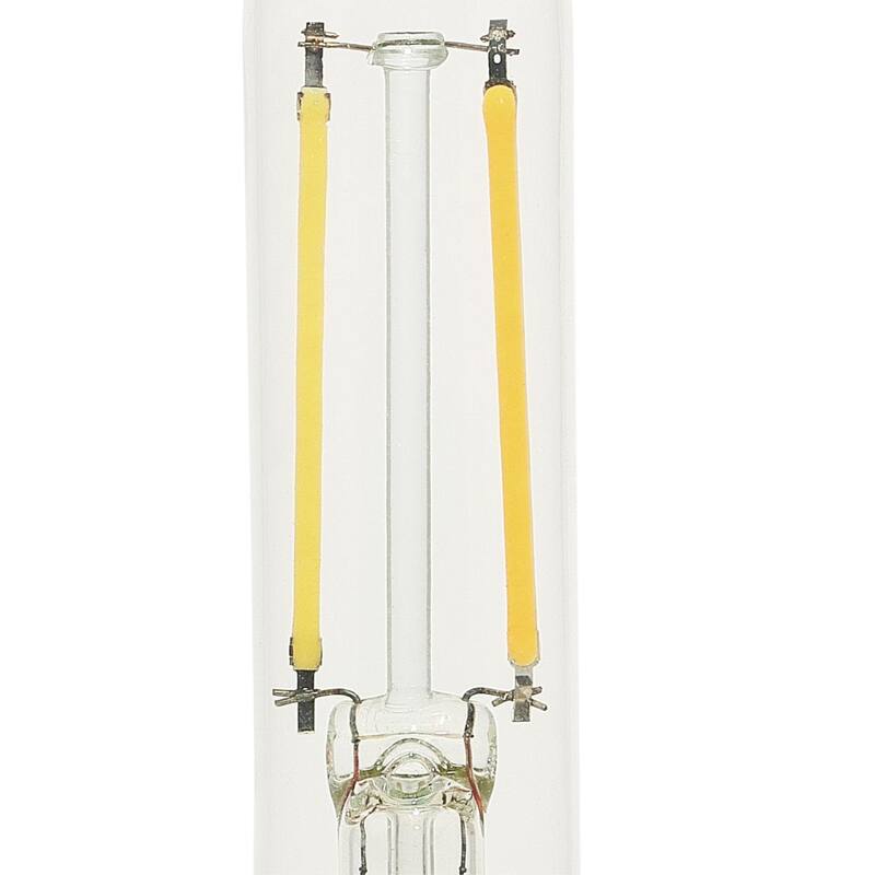 Westinghouse Lighting 2.5 Watt (25 Watt Equivalent) Clear T6 Dimmable Filament LED Light Bulb, Candelabra Base, 6 Pack