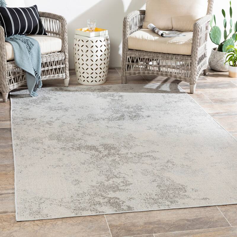 Artistic Weavers Welles Indoor / Outdoor Modern Industrial Area Rug - 5'3" x 7'3" - Beige