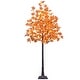 preview thumbnail 1 of 5, 6FT 120LED Artificial Lighted Maple Tree Warm White Fall Decorations Indoor Ourdoor Yellow - 6 Foot