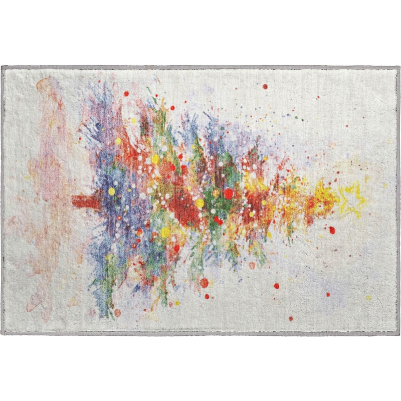 Premium Washable Super Soft Christmas Tree Mayfield Rug