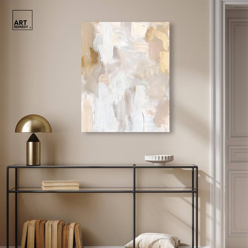 Beige and Cream II Canvas by Art Remedy, Gallery Wrapped