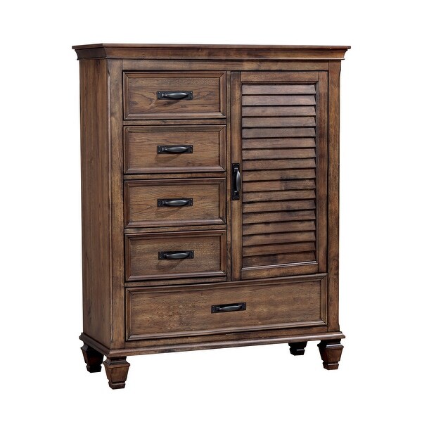 Shop Efram Wood 5-drawer Man's Chest - On Sale - Overstock ...