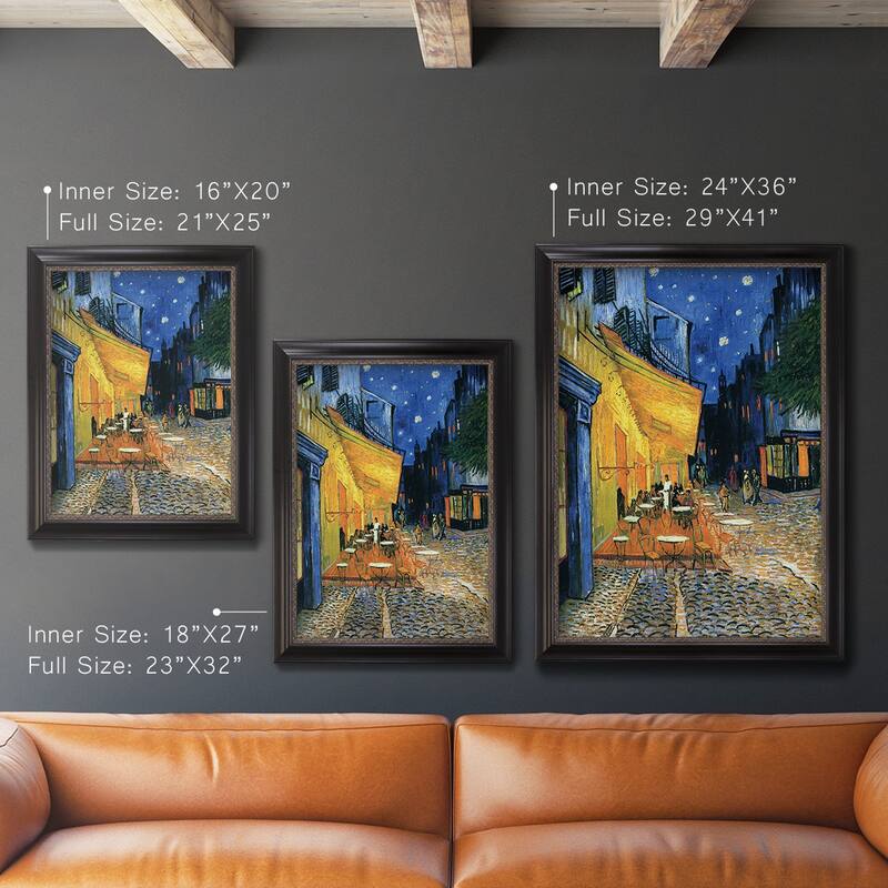 Cafe Terrace  Premium Framed Canvas- Ready to Hang