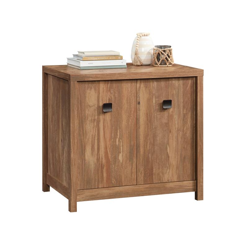 Engineered Wood Industrial Library Base, Brown - 31.73" W × 22.05" D × 29.76" H