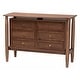 preview thumbnail 1 of 9, Alyssa Japandi Walnut Brown Wood 6-Drawer Dresser Walnut
