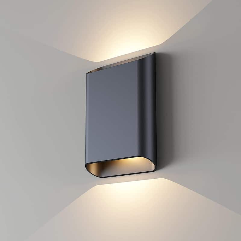7.8 inch wall light black porch light metal kitchen light