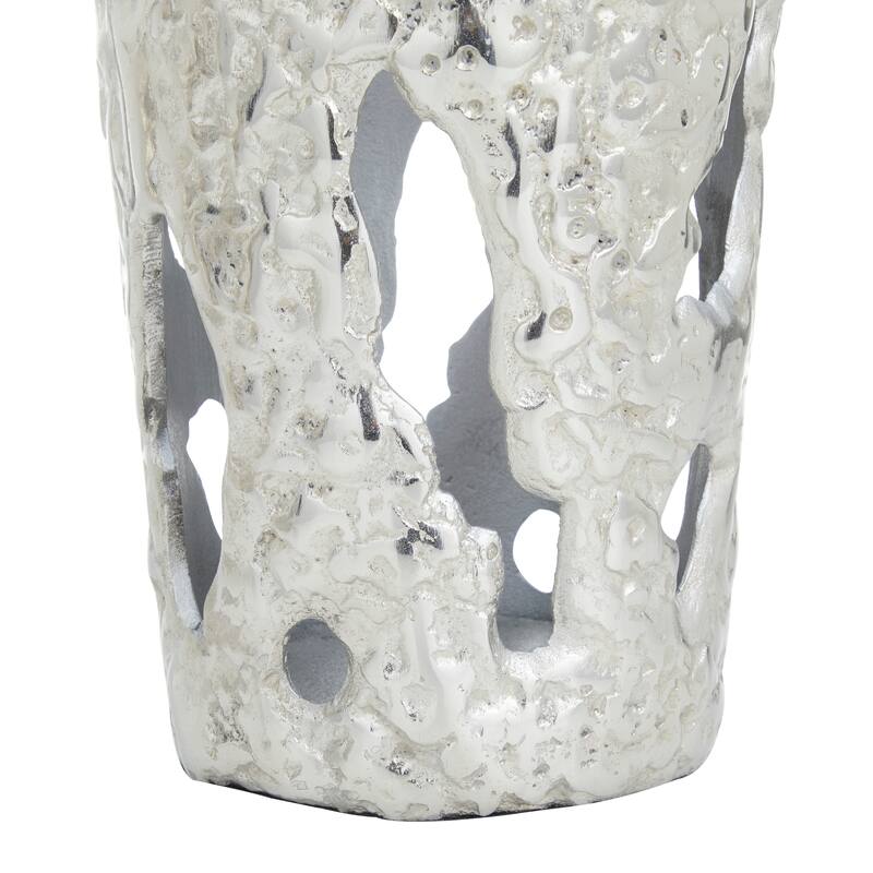 Aluminum Contemporary Vases 20 x 7 x 6 (Set of 2)