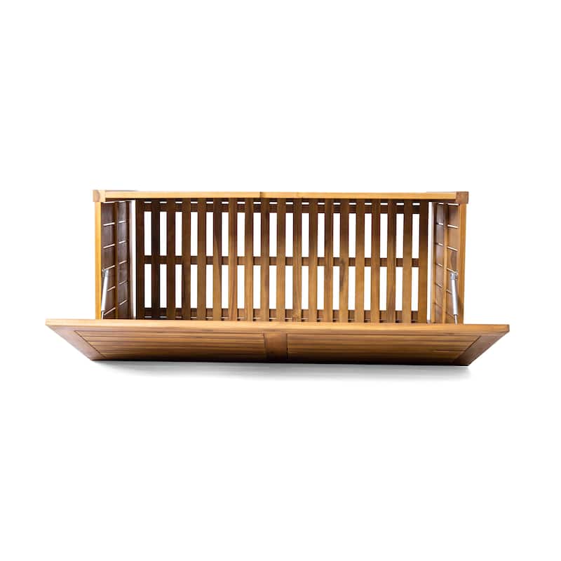 Alberta Outdoor Acacia Wood 100 Gallon Storage Deck Box by Christopher Knight Home