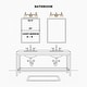 preview thumbnail 27 of 36, Modern 1/2/3/4 Lights Black Gold Bathroom Vanity Light Fixture Farmhouse Wall Sconce Light for Bathroom