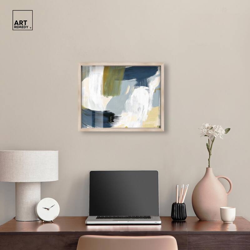 Moss Layers II Shadowbox by Art Remedy
