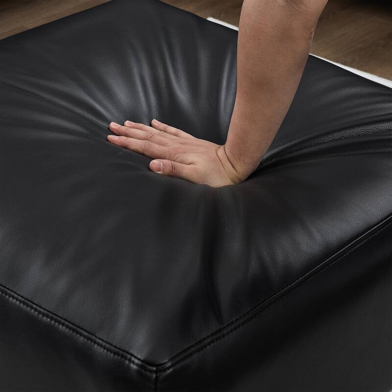 78.5" Loveseat Sofa with Breathable Faux Leather Upholstery for Living Room & Apartment