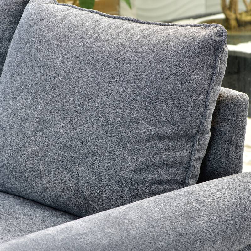 OVIOS Upholstered Mid-century Sofa