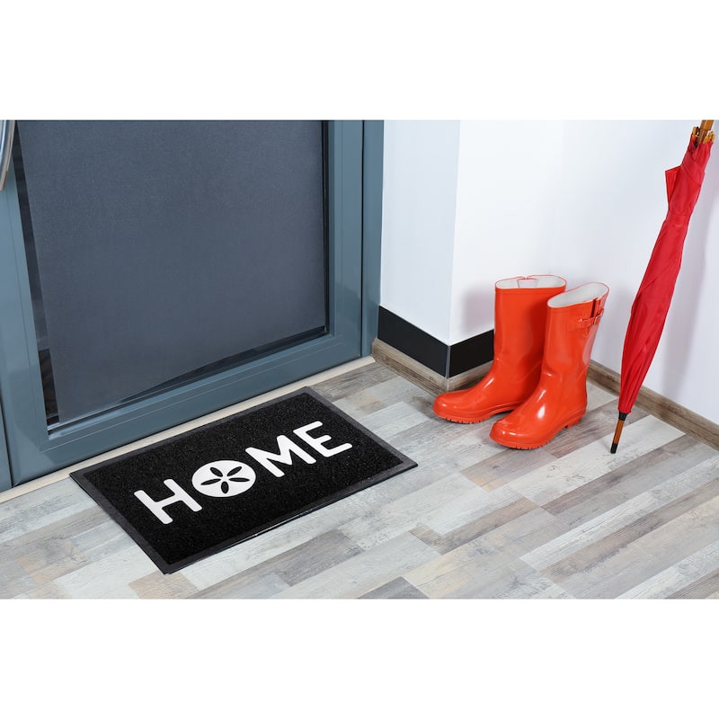 Welcome Outdoor Door Mat Non-Slip 100% Recycled PVC Rug