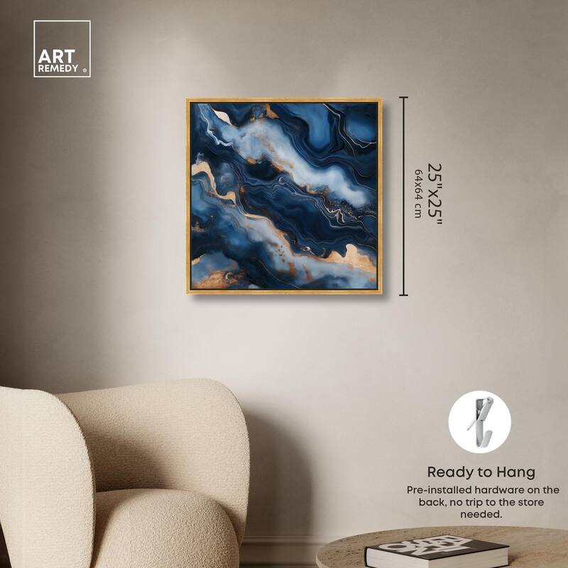 Deep Sea Geode IV Canvas by Art Remedy